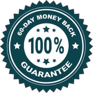 100% 60-day Money Back Guarantee